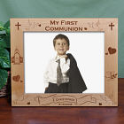 Personalized First Communion Wood Picture Frame